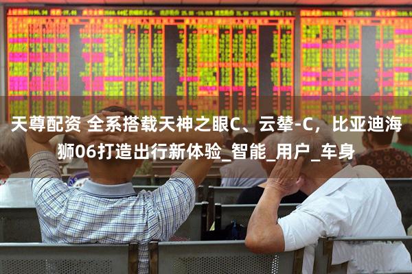 天尊配资 全系搭载天神之眼C、云辇-C，比亚迪海狮06打造出行新体验_智能_用户_车身